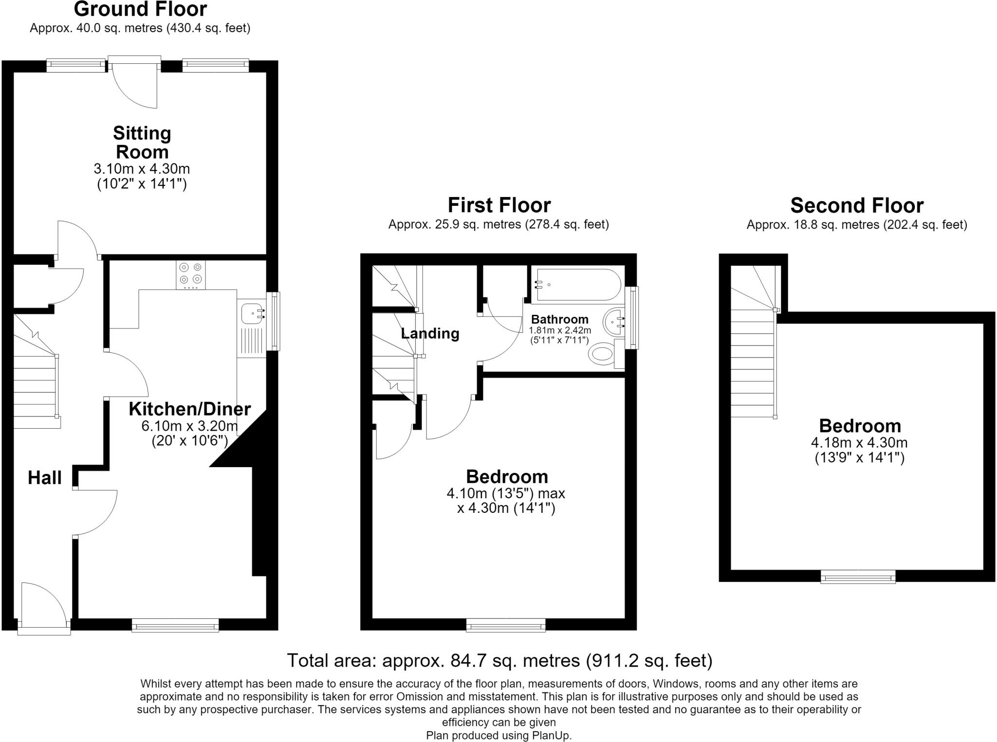 Salisbury Street, Blandford Forum, Dorset floorplan