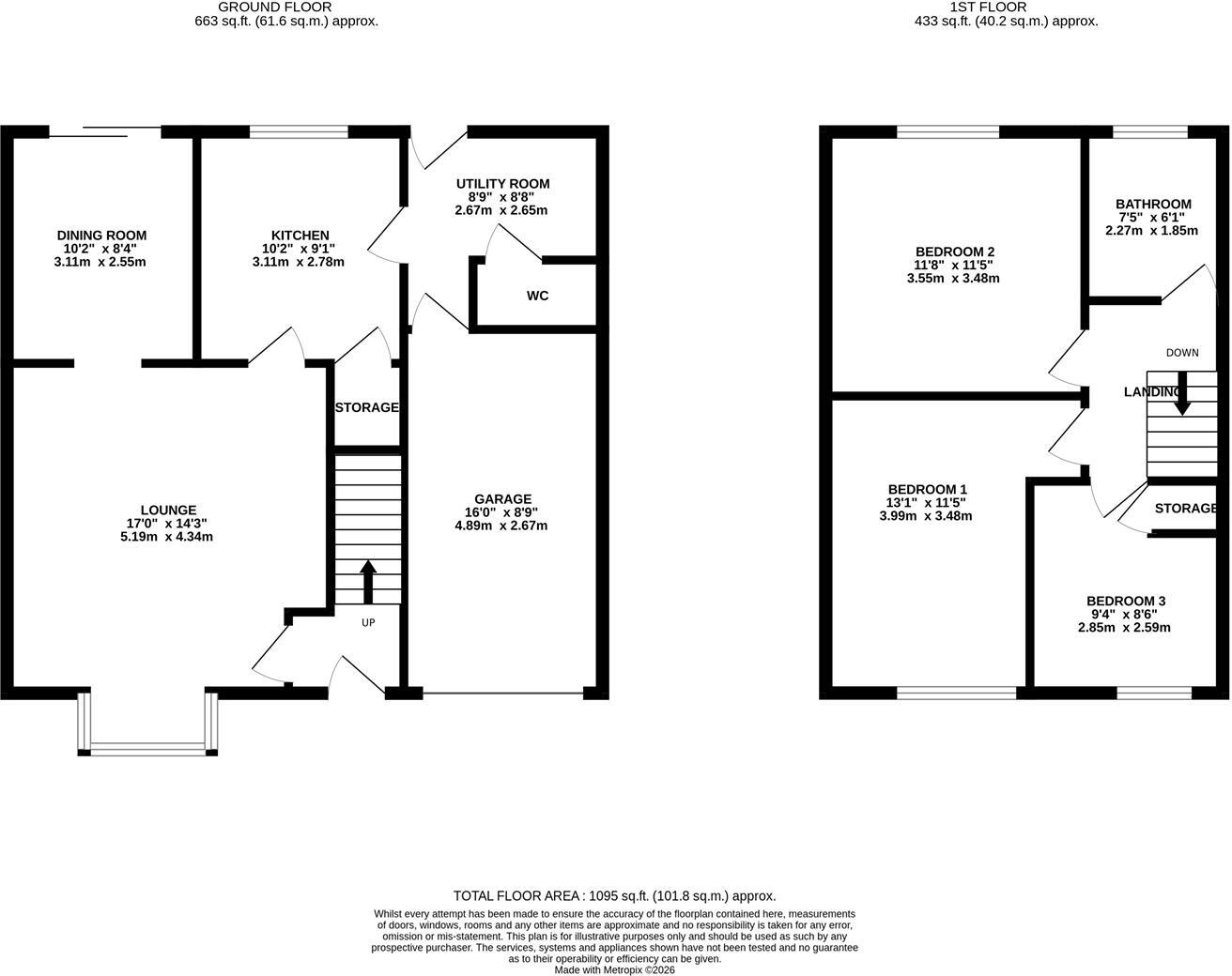 Ashbourne Grove, Douglas, Isle Of Man floorplan
