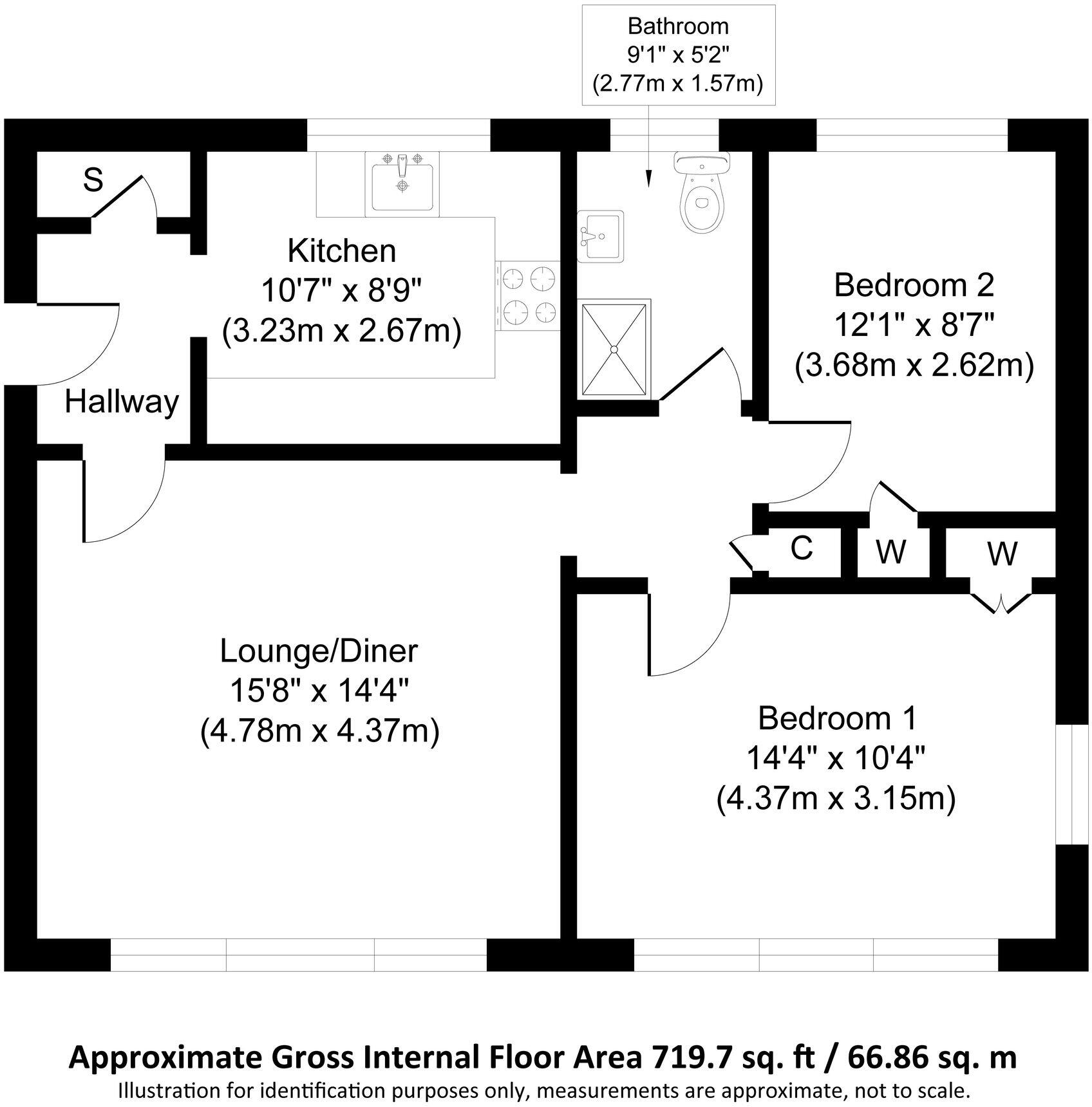 Dungannon Chase, Thorpe Bay, SS1 floorplan