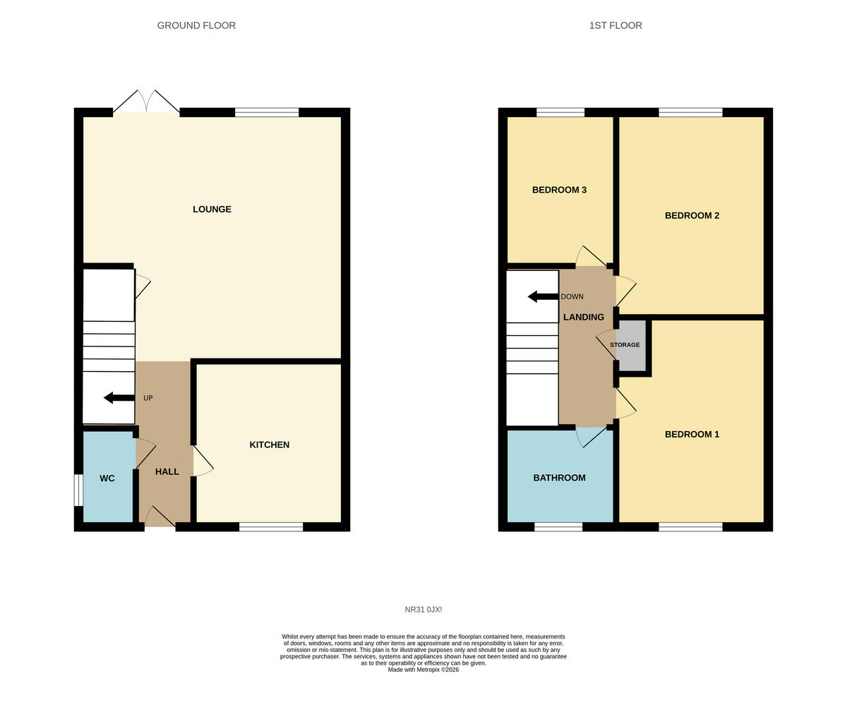 Rumbold Close, Great Yarmouth floorplan