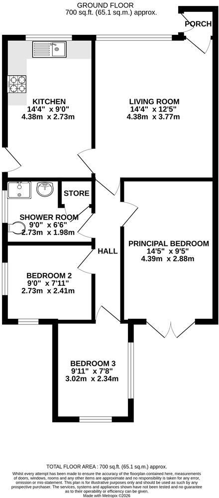 Walnut Close, Markfield, Leicestershire floorplan