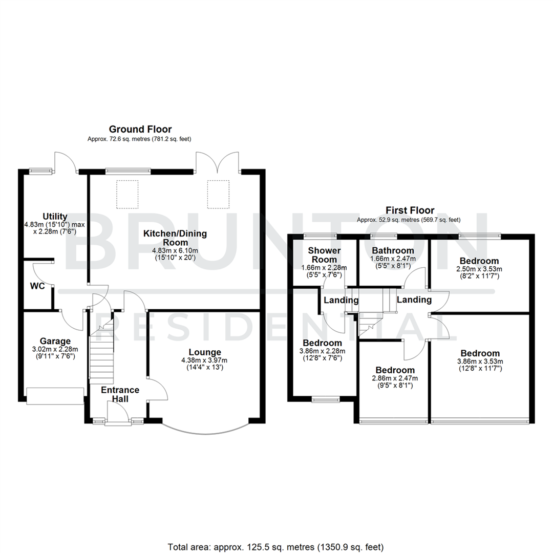 Chantry Drive, Wideopen, Newcastle Upon Tyne, NE13 floorplan