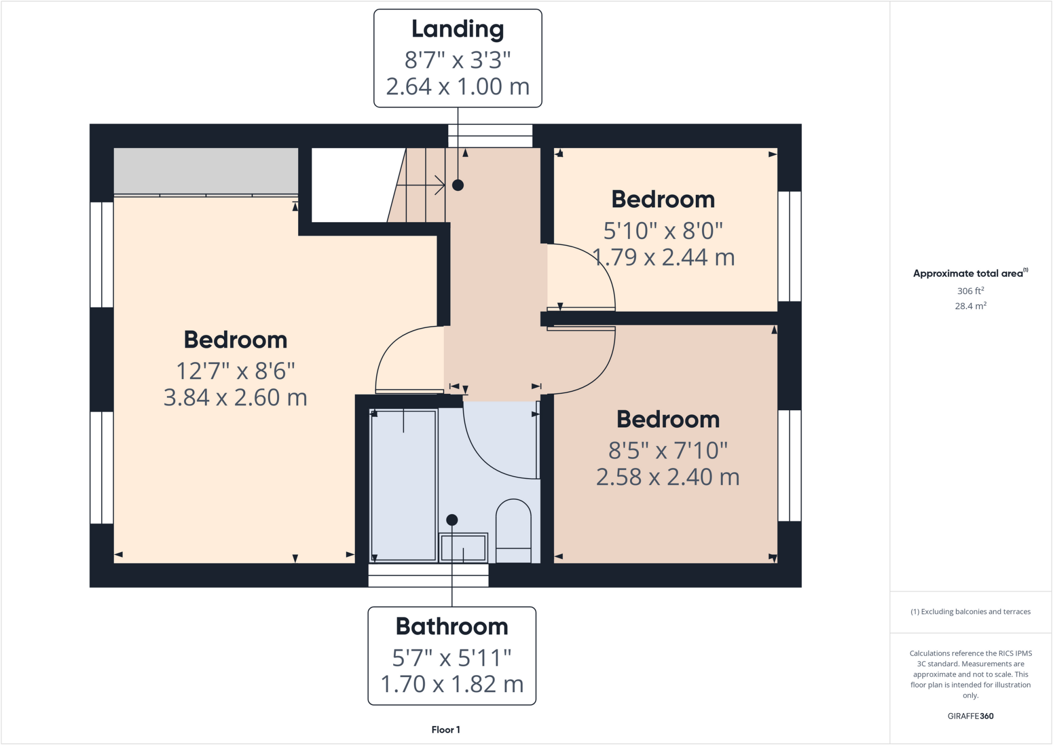 Caernarvon Close, Stretton floorplan