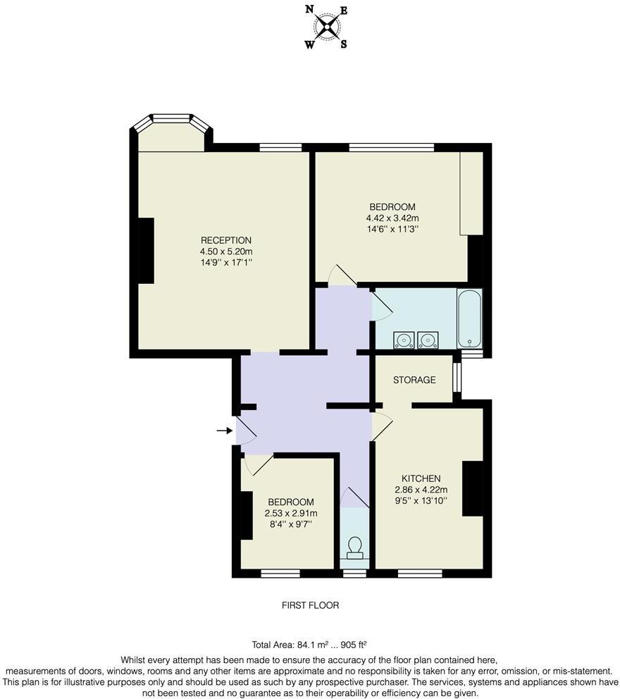 Lower Clapton Road, Hackney floorplan