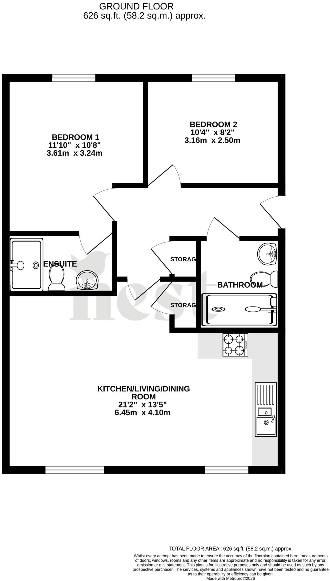 Gamlin Close, Wellington, Somerset floorplan