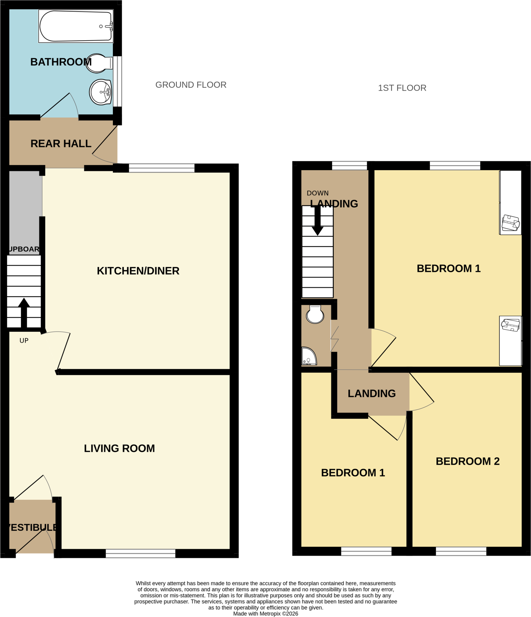 Moorside Street, Droylsden floorplan