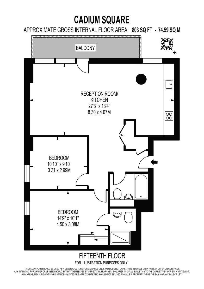 Cadmium Square, London floorplan