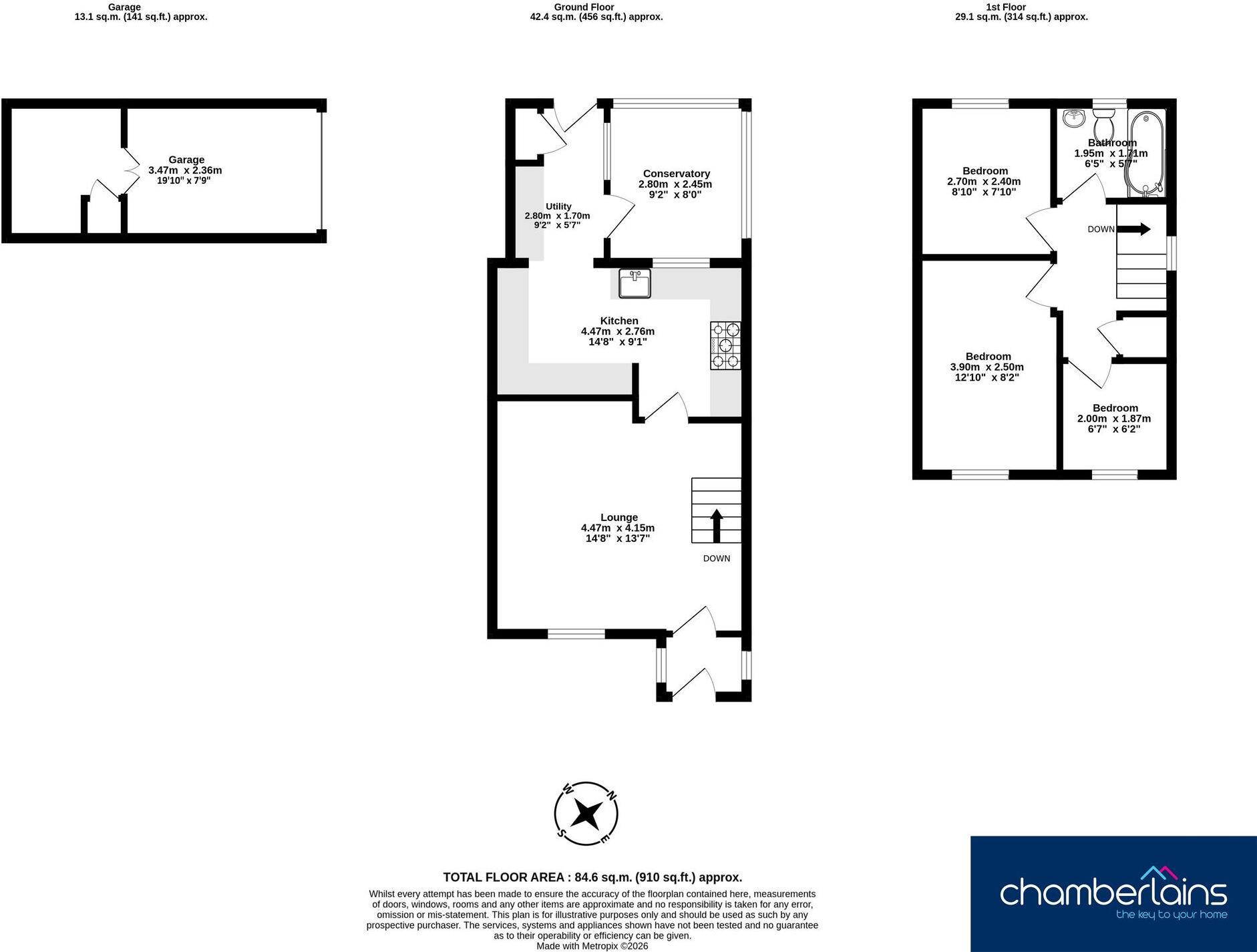 Clifford Drive, Heathfield, TQ12 floorplan