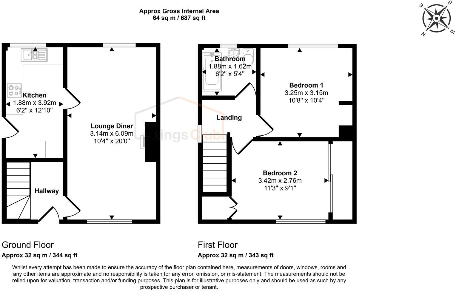 Young Avenue, Tranent floorplan