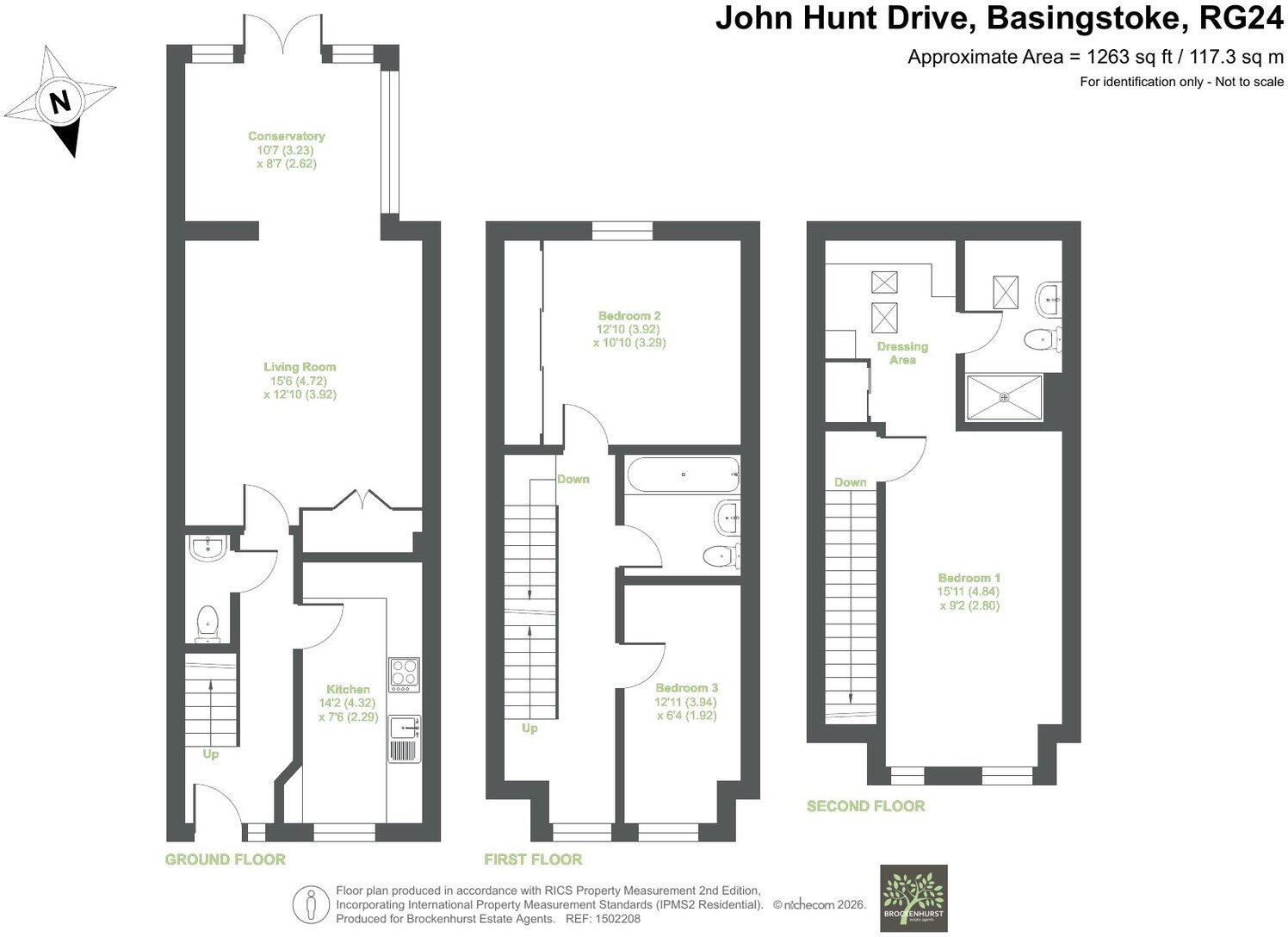 John Hunt Drive, Basingstoke RG24 9TX floorplan