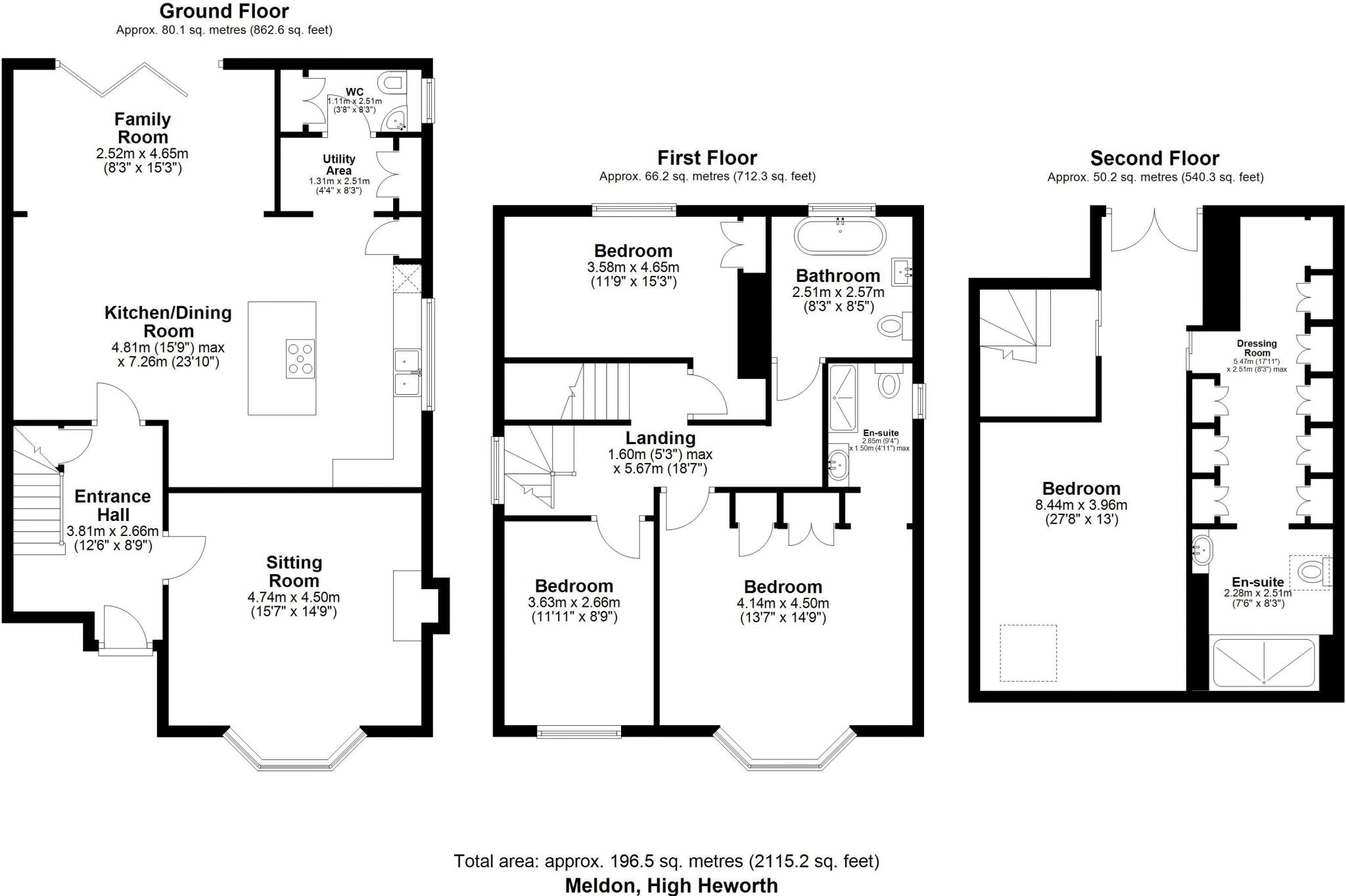 Meldon, High Heworth Lane, Heworth, Gateshead floorplan