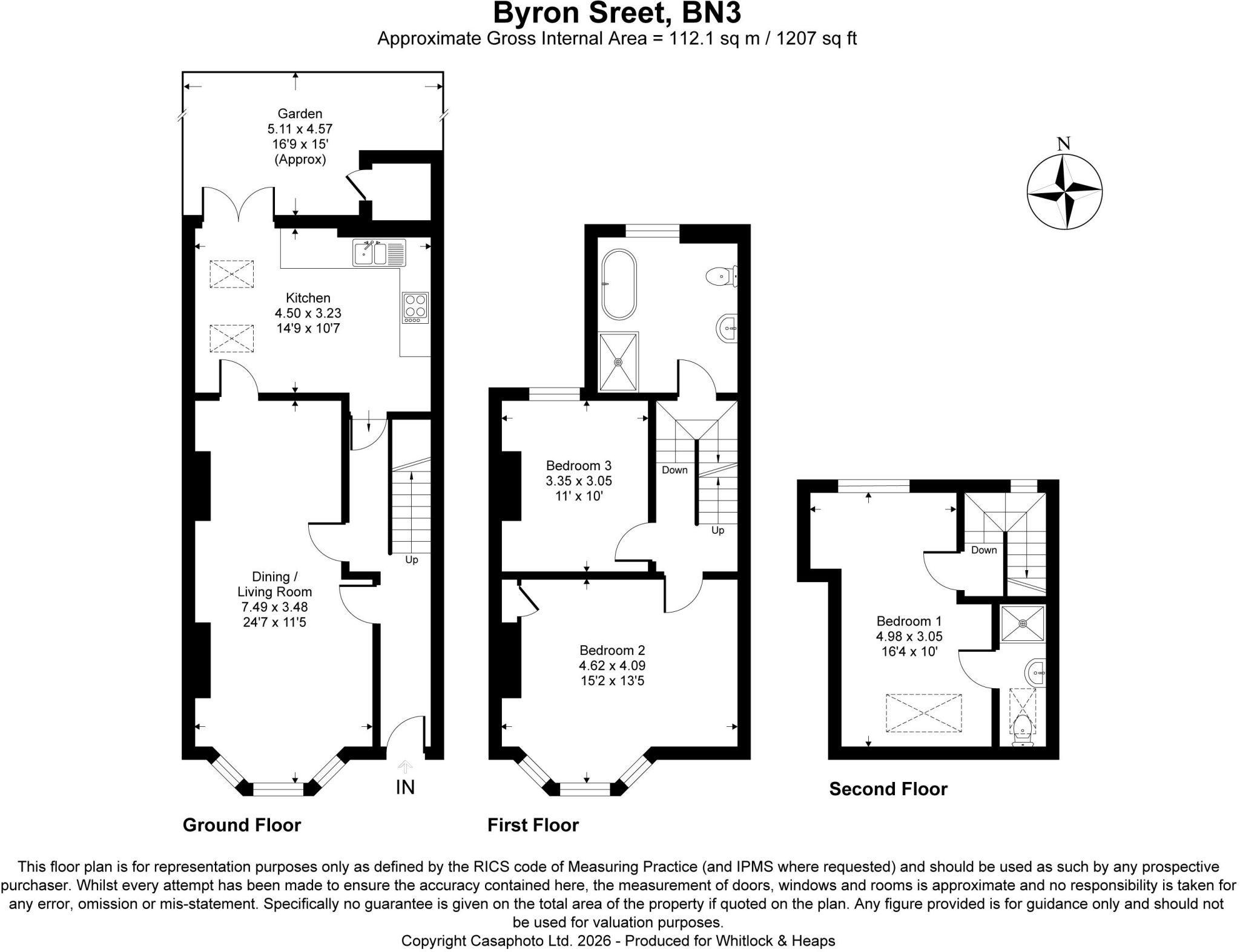 Byron Street, Hove floorplan