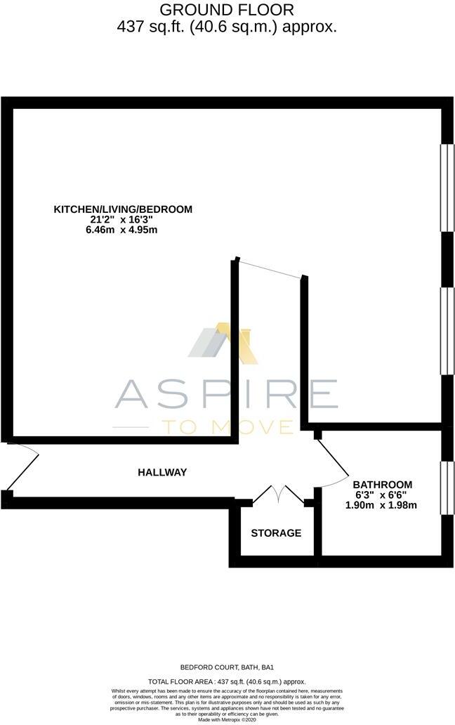 Bedford Court, Bath, BA1 floorplan