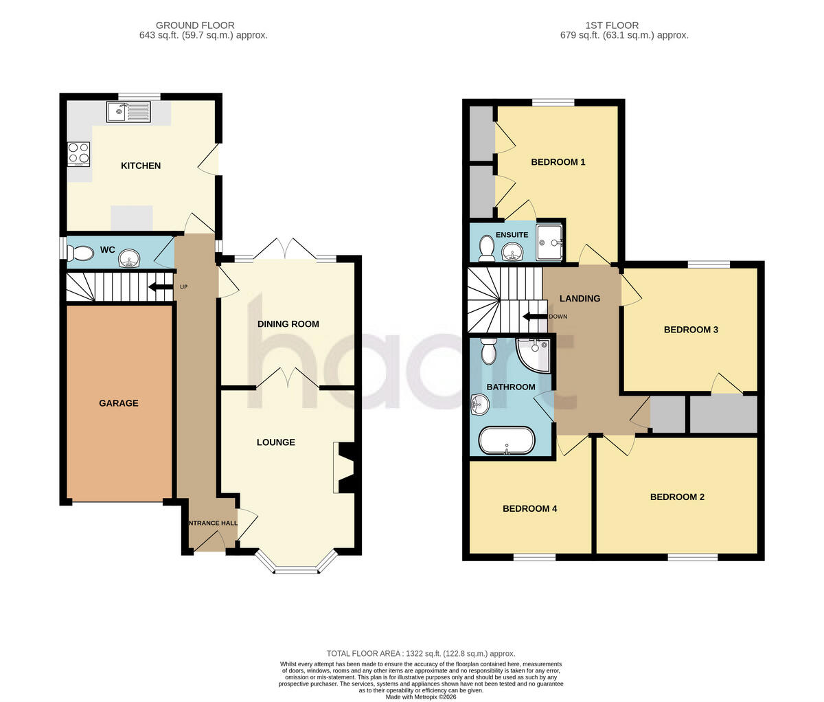 The Bank, Parson Drove floorplan