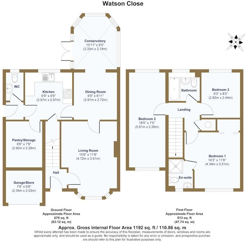 Watson Close, Finchampstead  floorplan