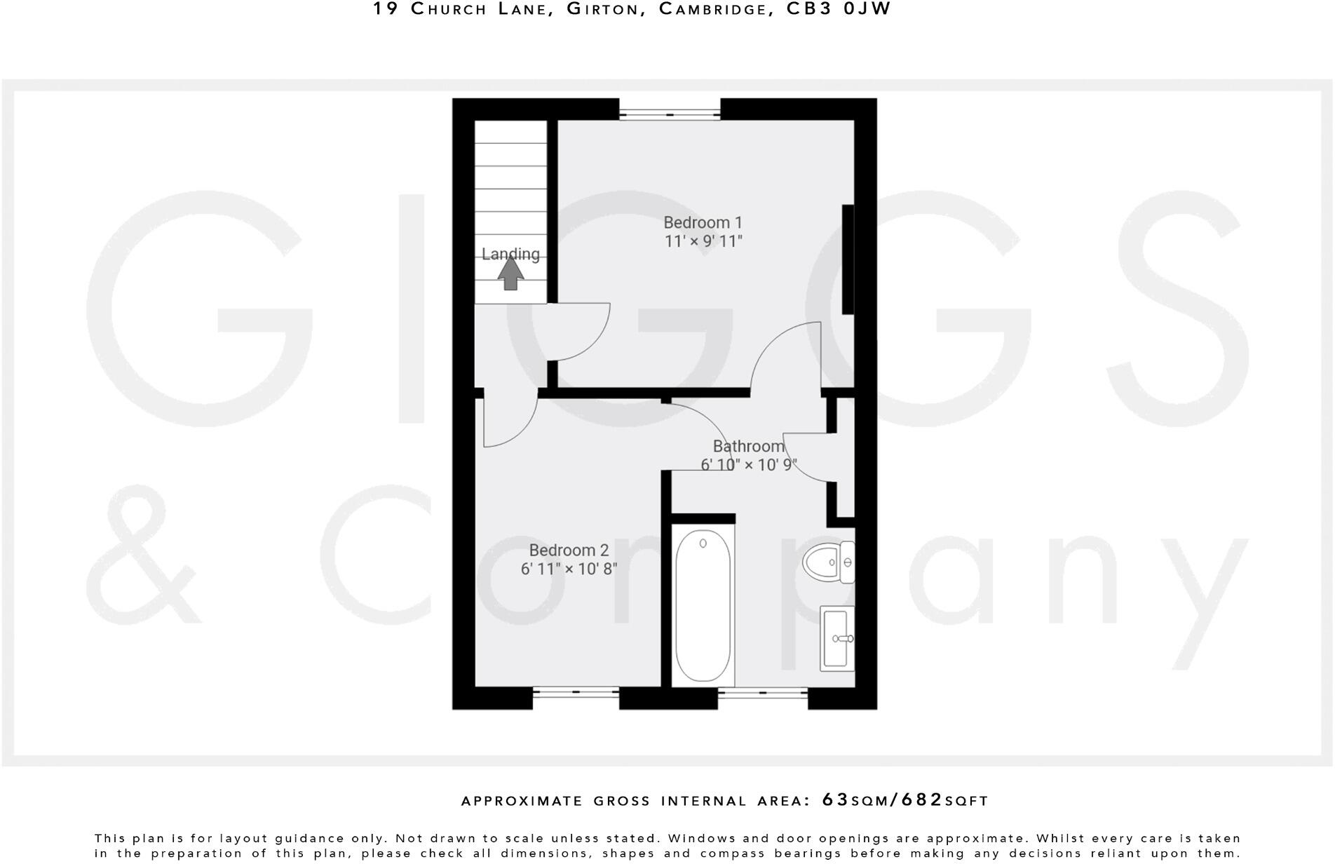 Church Lane, Girton, Cambridge floorplan
