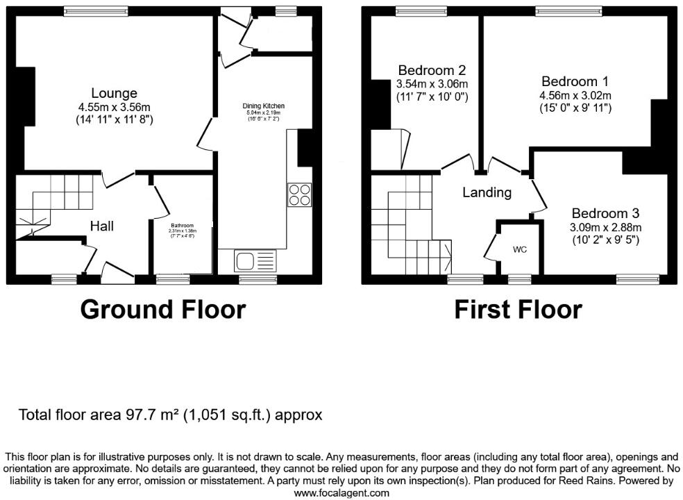 Fryston Road, Castleford, West Yorkshire, WF10 floorplan