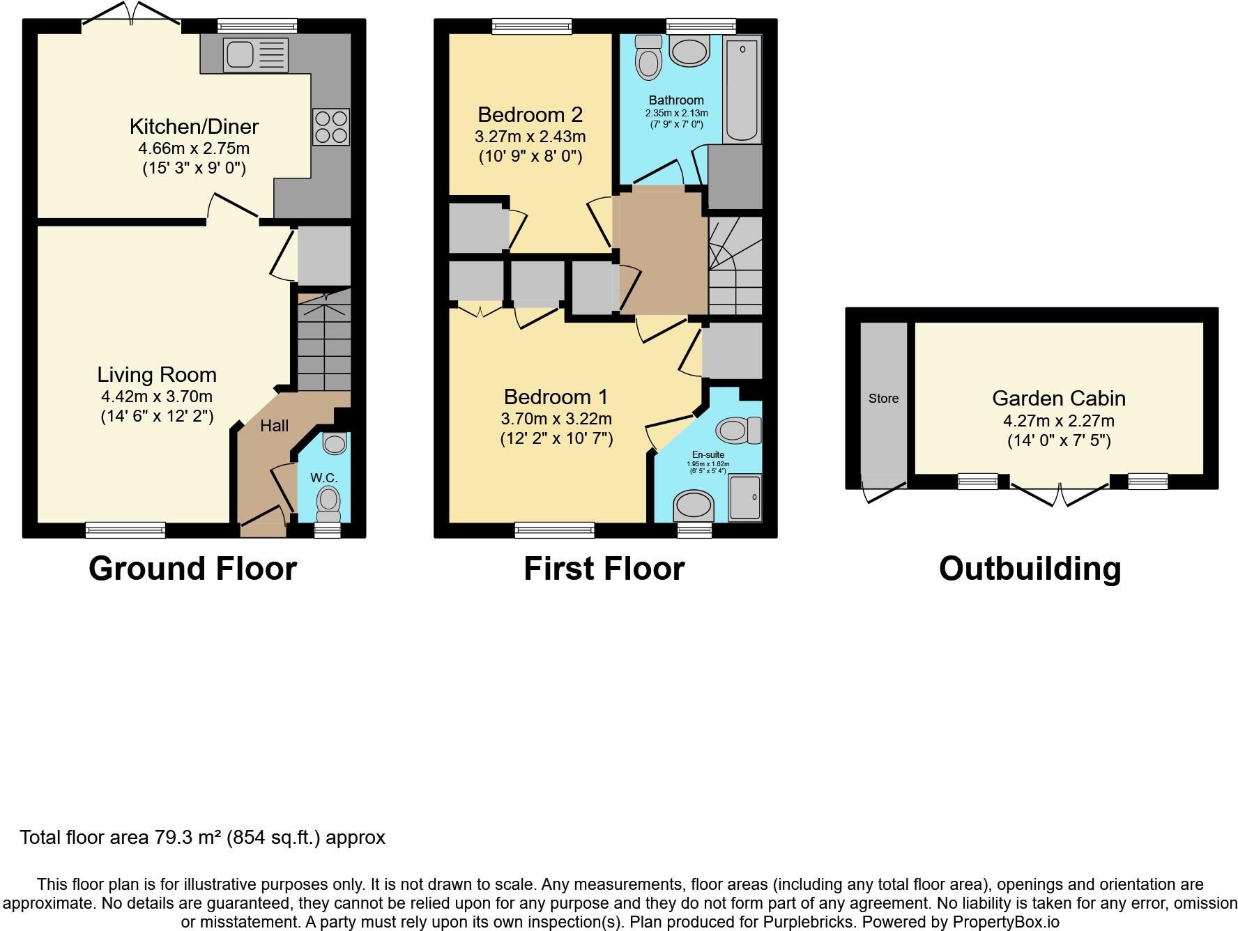 Emerald Road, Crawley, RH10 floorplan