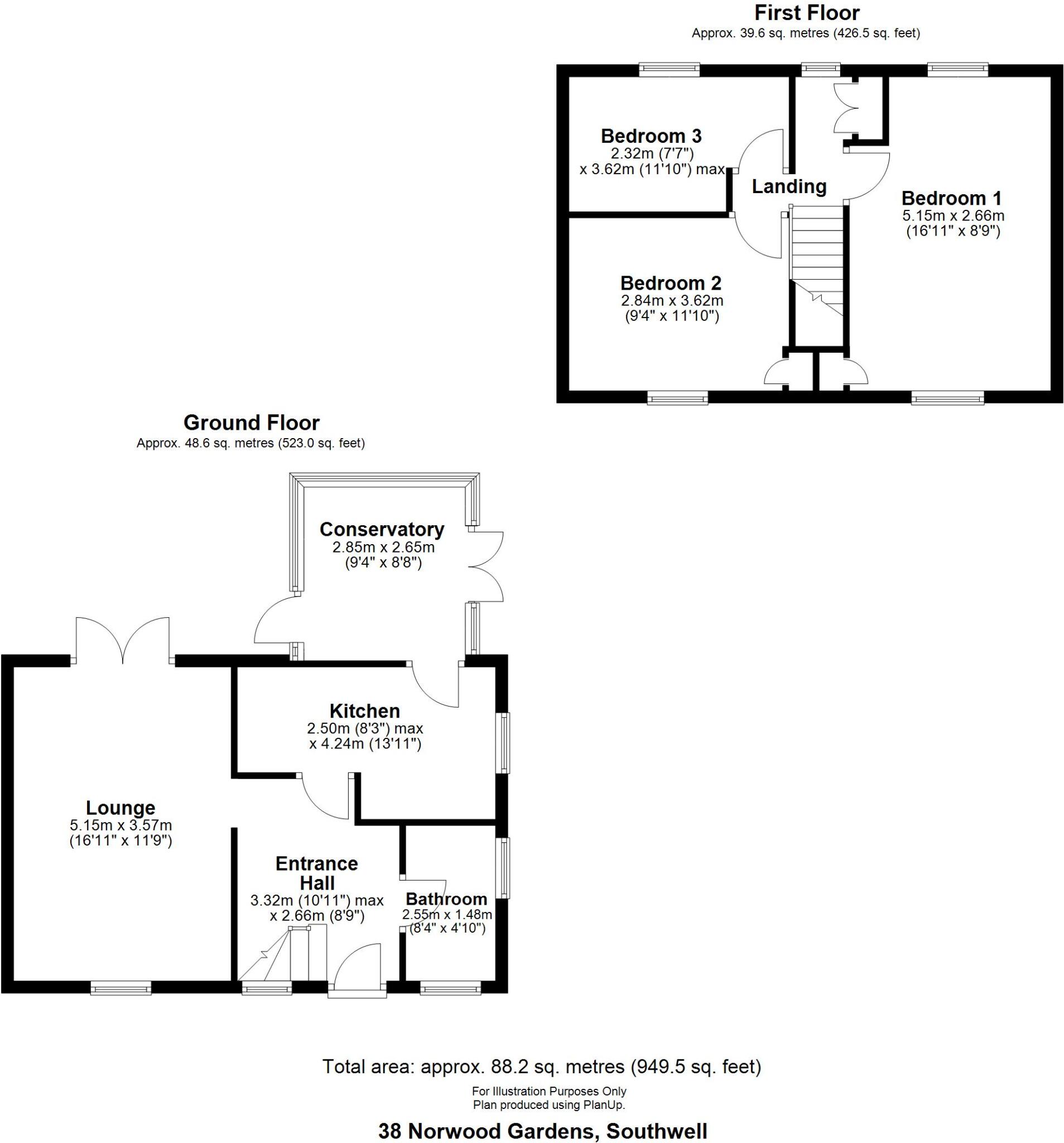 Norwood Gardens, Southwell floorplan