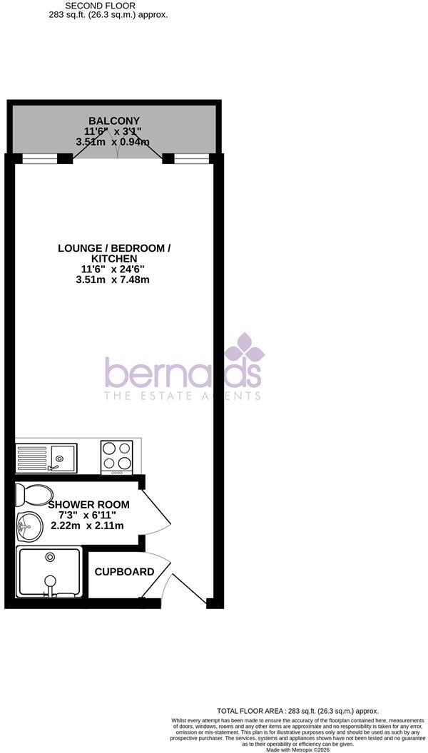 Salt Meat Lane, Gosport, Hampshire, PO12 1GH floorplan