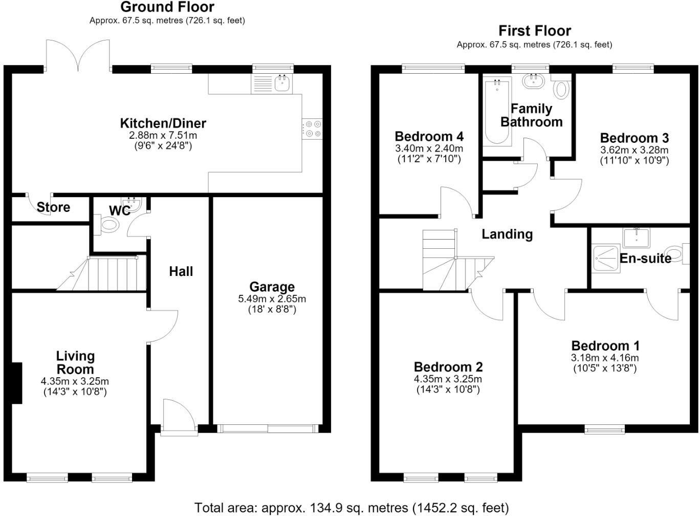 7 Plasnewydd Walk, Llantwit Major, Vale of Glamorgan, CF61 2YW floorplan