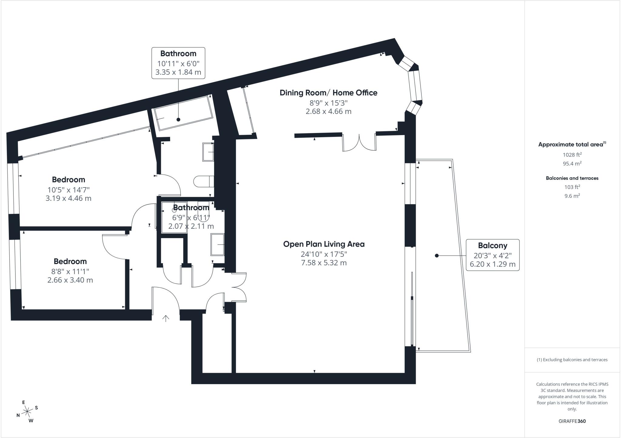 Marina Close, Boscombe, Bournemouth, Dorset, BH5 floorplan