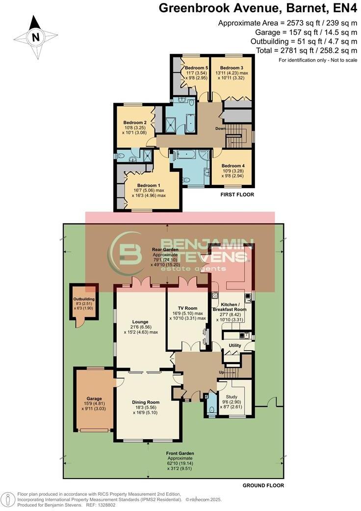 Greenbrook Avenue, Hadley Wood floorplan