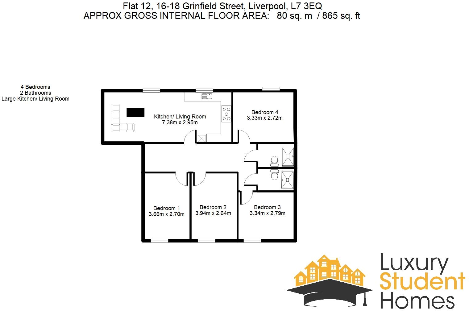 Grinfield Street, Liverpool floorplan