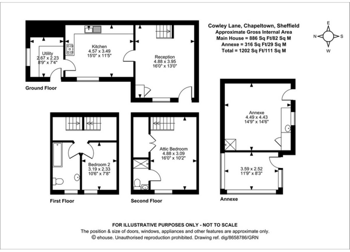 Cowley Manor Cottage, 212A Cowley Lane, Chapeltown S35 1RY floorplan