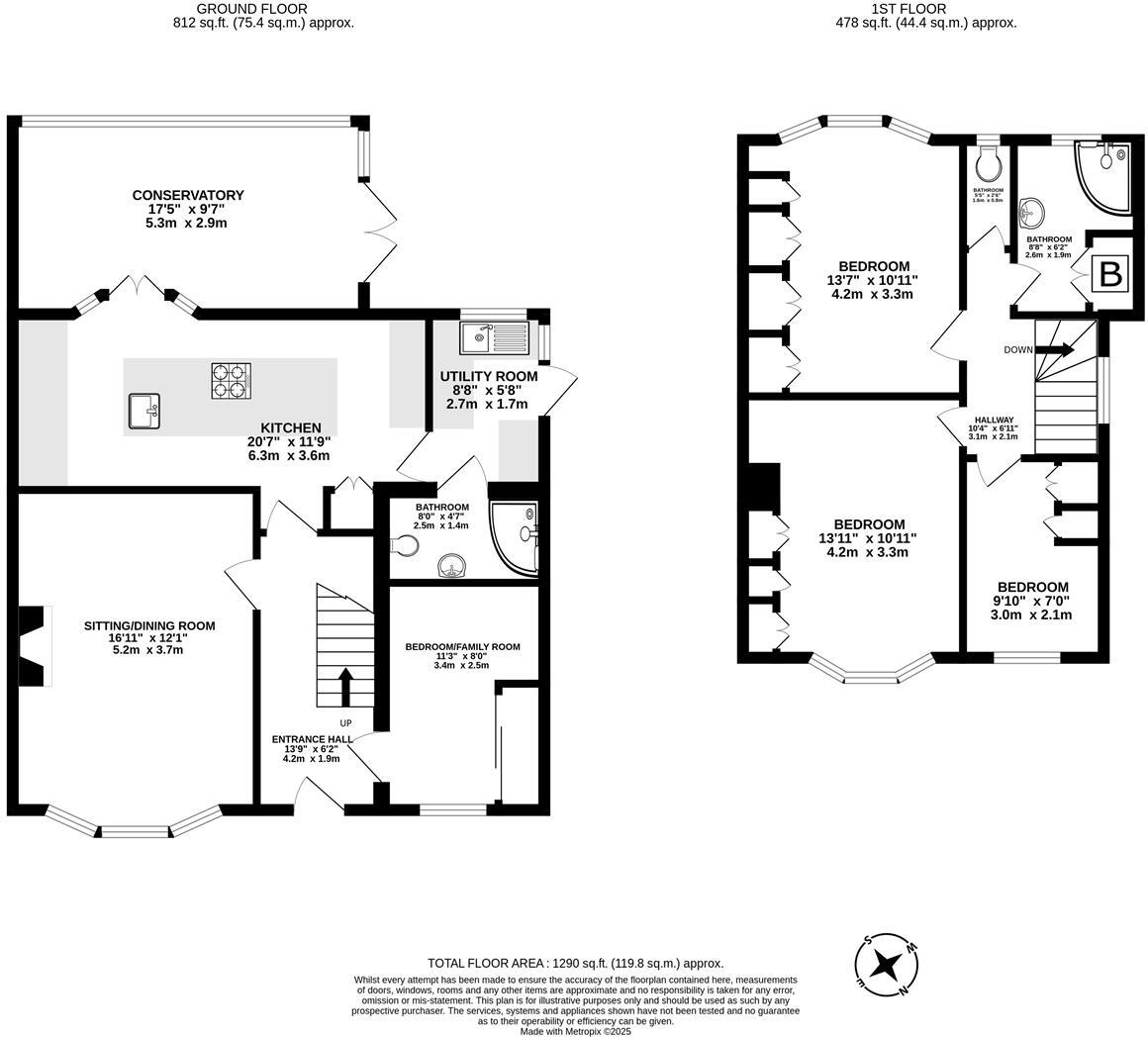 Meadway, Dunstable floorplan