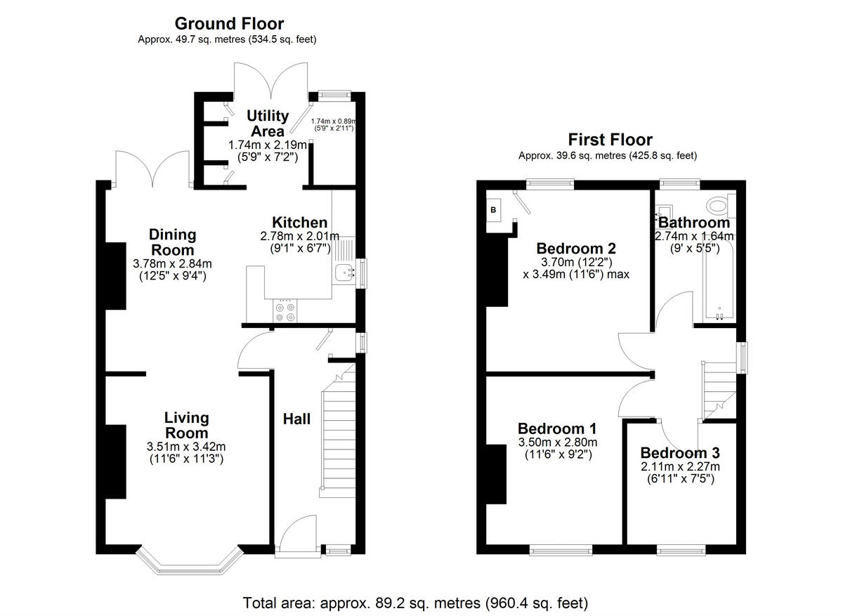 West End Avenue, Pontypool floorplan