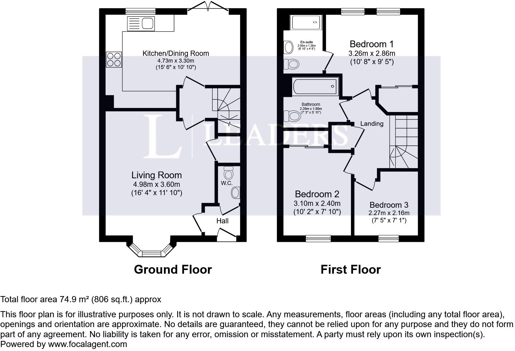 Keech Grove, Kempston, Bedford, MK42 floorplan