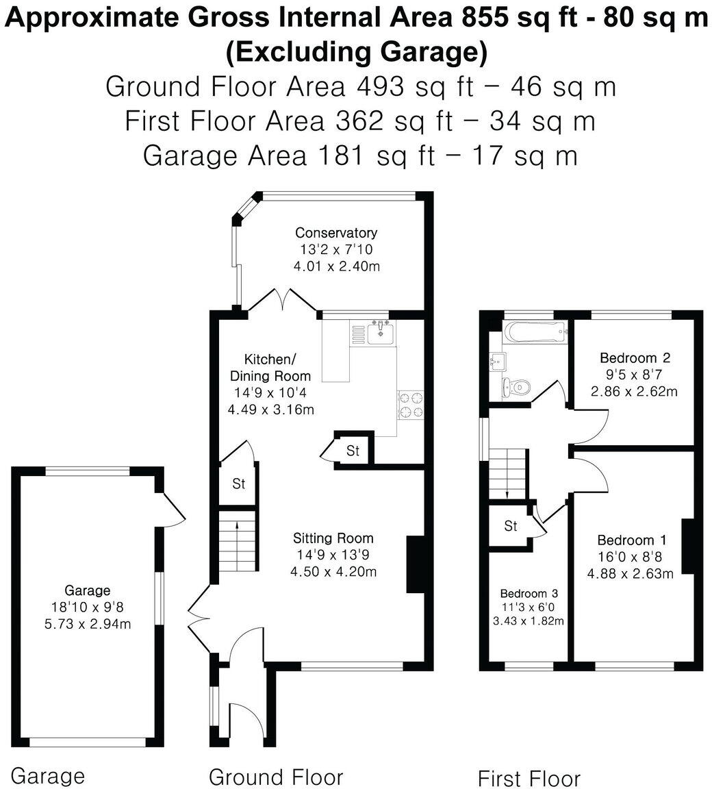 Gingers Close, Cranleigh, GU6 7JL floorplan