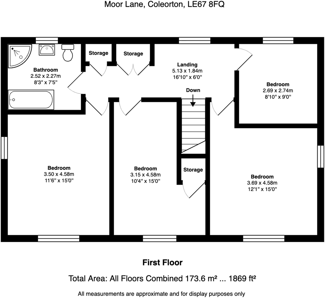 Moor Lane, Coalville, LE67 8FQ floorplan