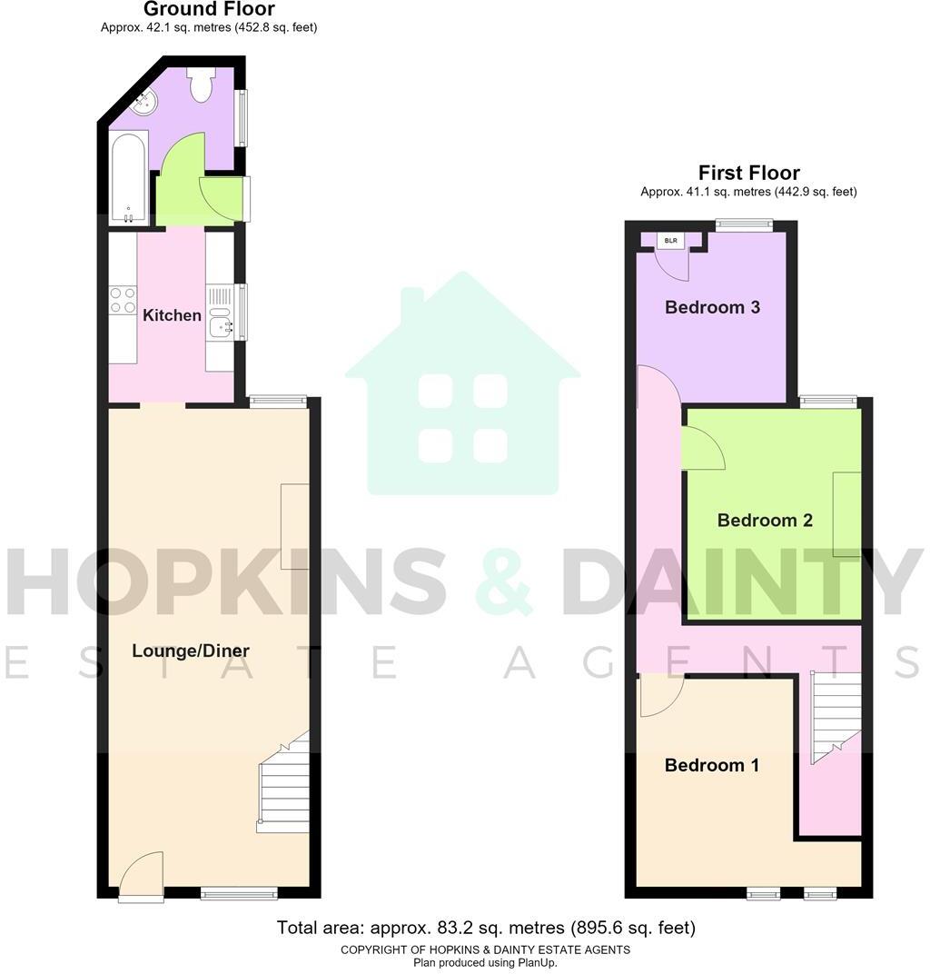 Victoria Road, Coalville floorplan