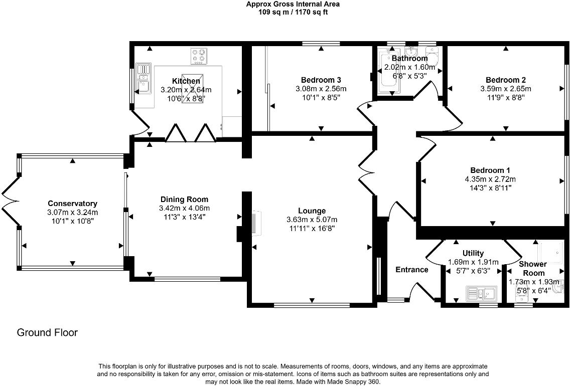 Kimbolton Rd, Bedford, MK41 8AA floorplan