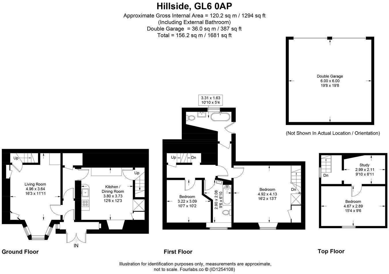 Watledge, Nailsworth, GL6 floorplan
