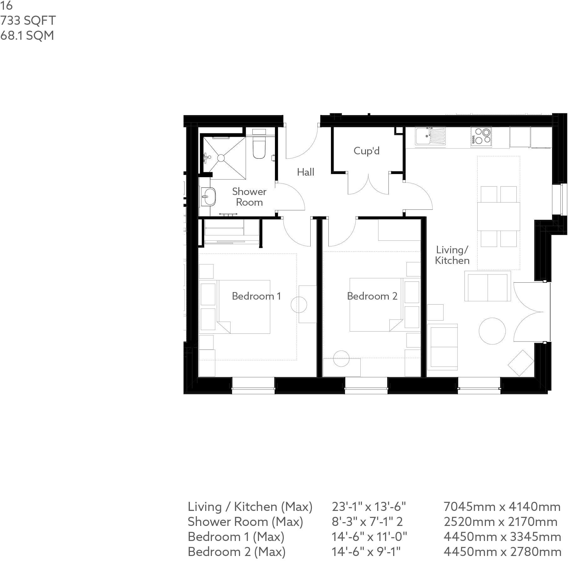 74 Icknield Way, Baldock, Hertfordshire, SG7 5FH floorplan
