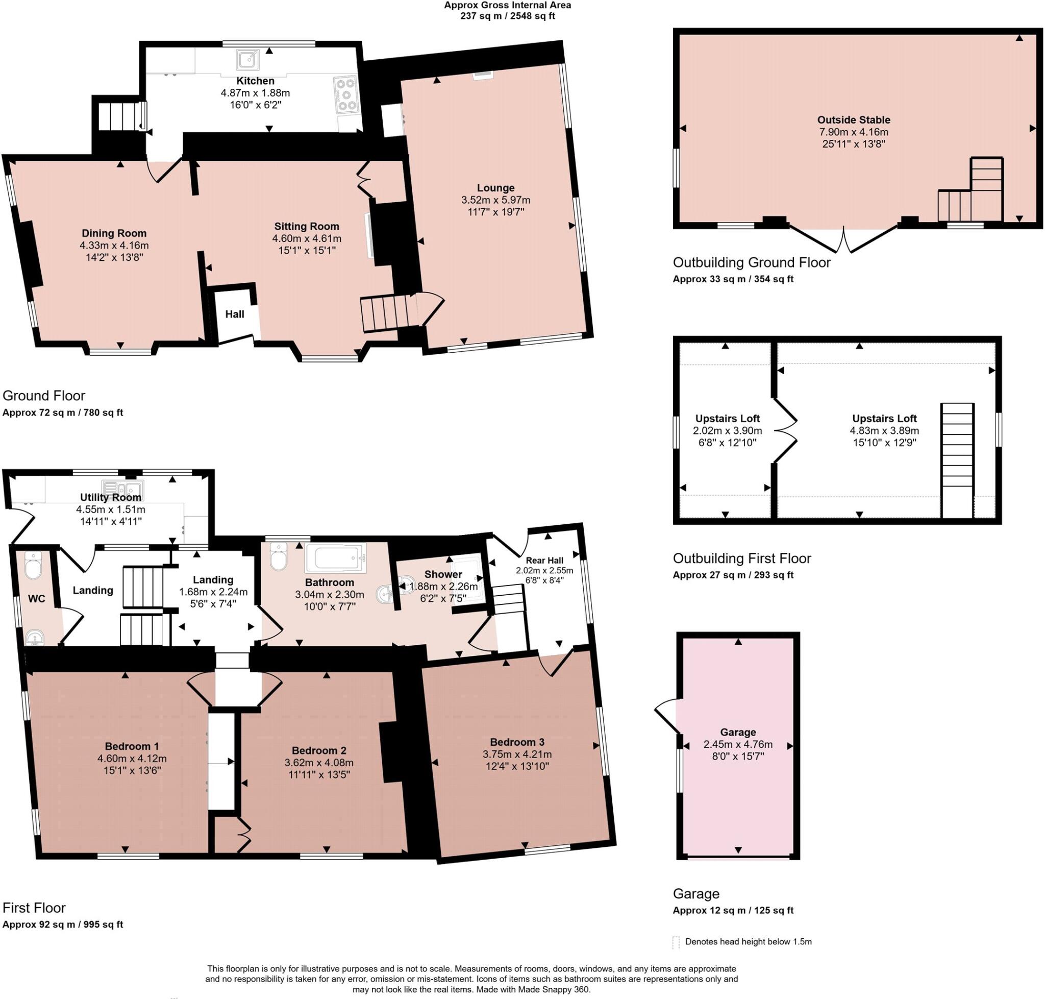 Main Street, Holwell, Leicestershire floorplan