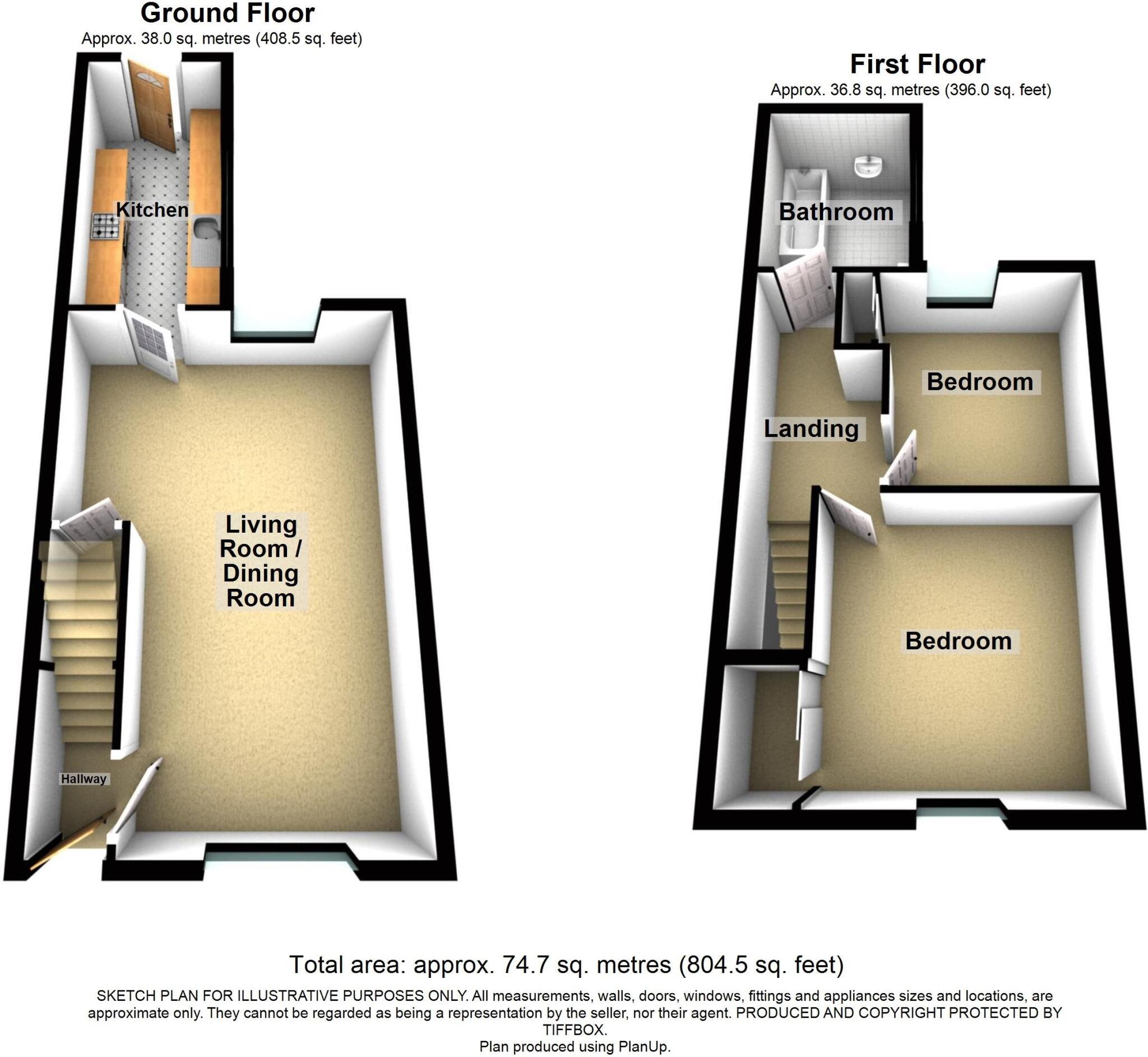 Wellington Street, Lemington, Newcastle upon Tyne  floorplan