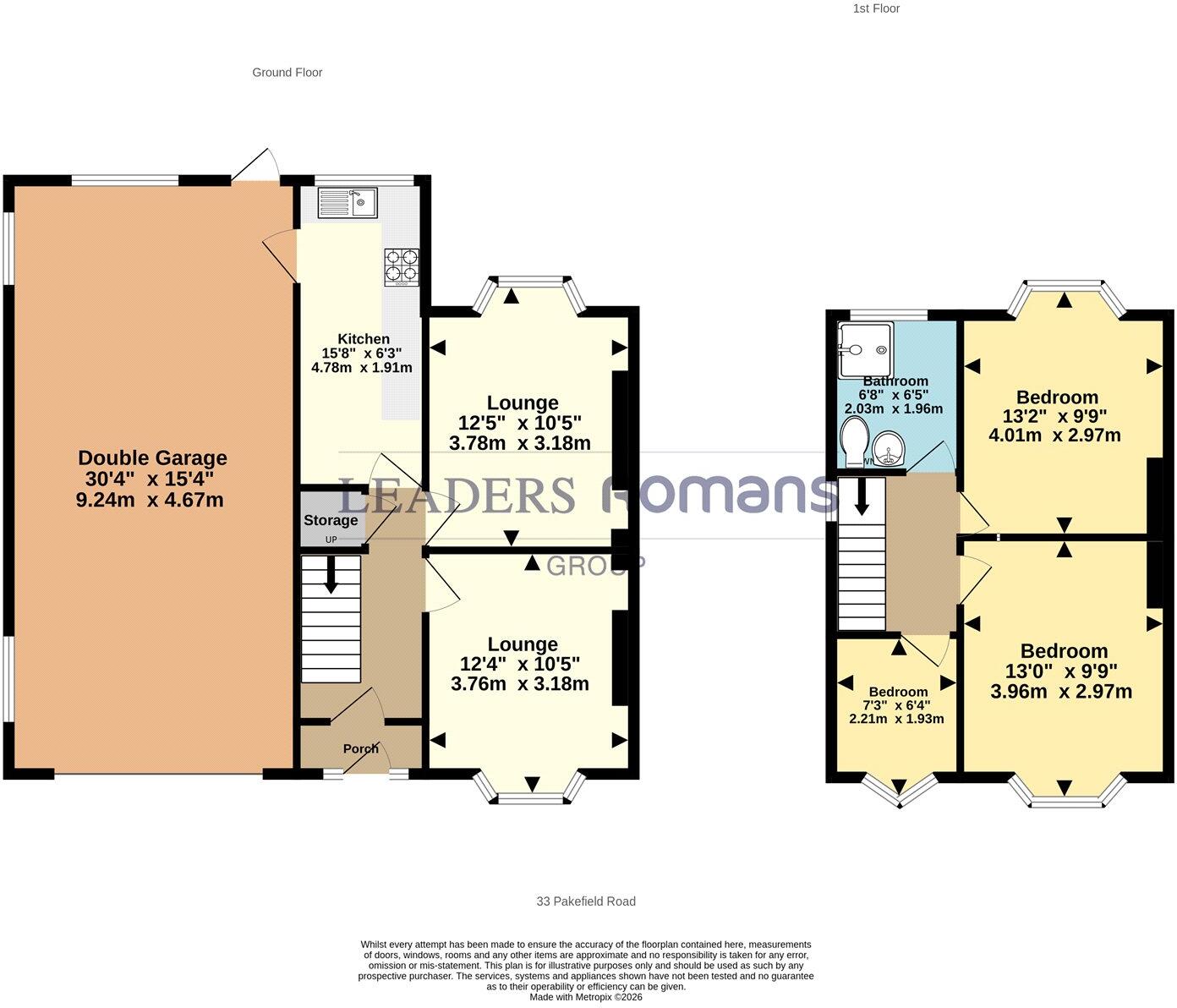 Pakefield Road, Kings Norton, Birmingham floorplan