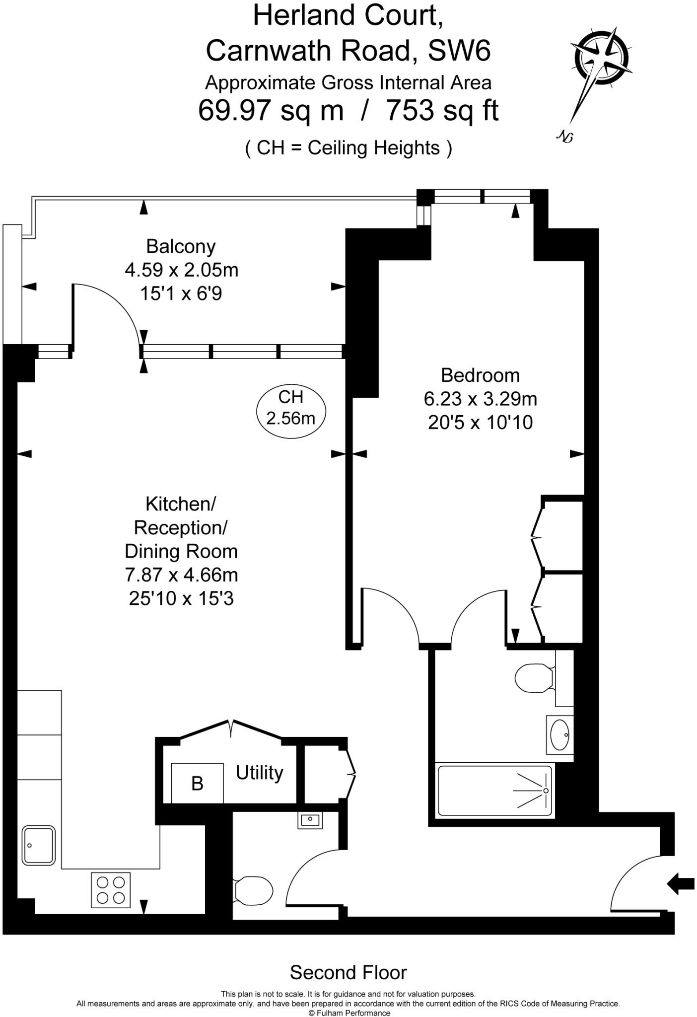 Carnwath Road, London, SW6 floorplan