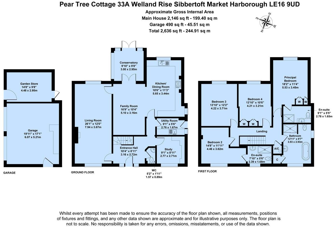 Welland Rise, Sibbertoft, Market Harborough, LE16 floorplan
