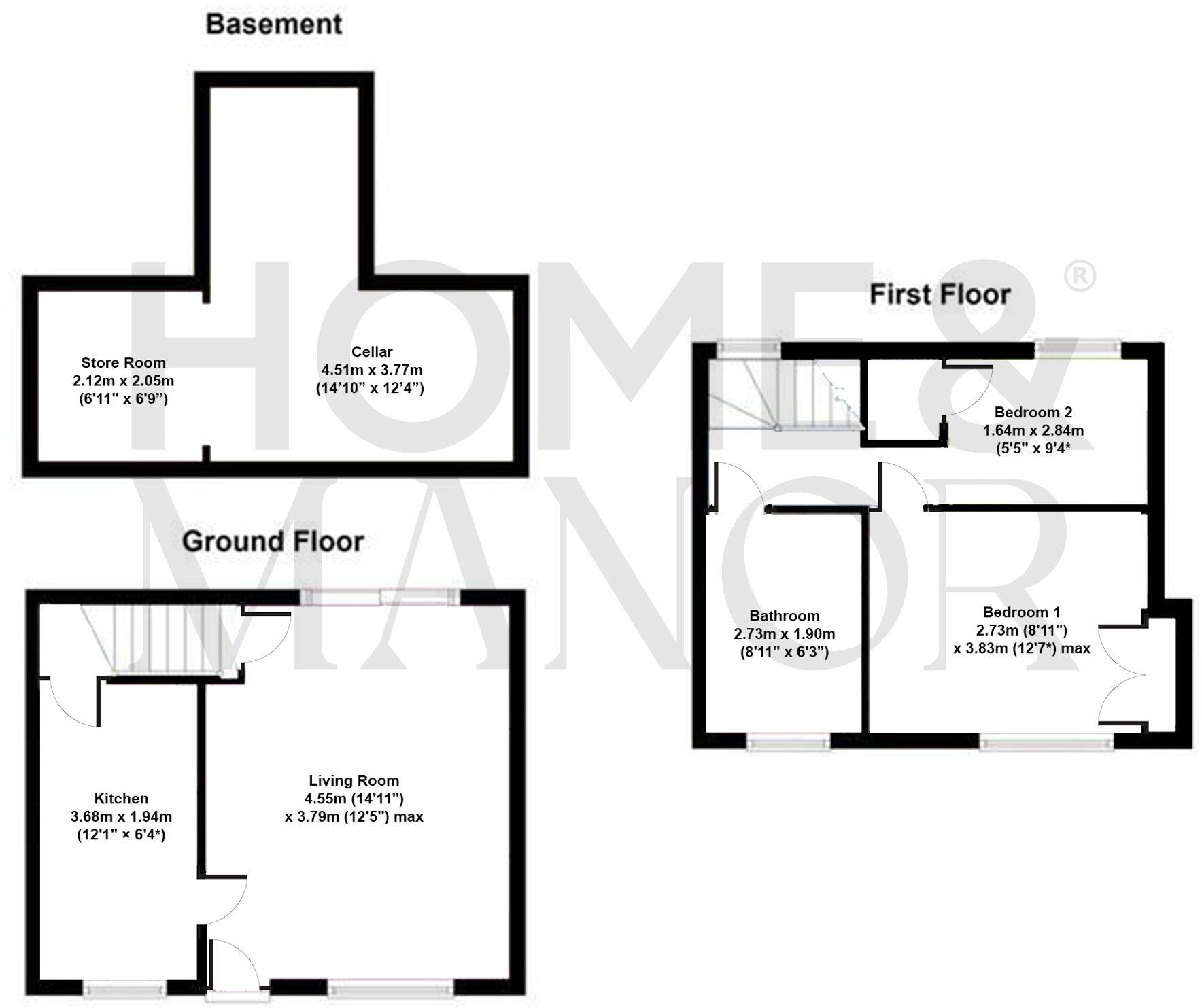 Marshall Street, Mirfield, WF14 floorplan