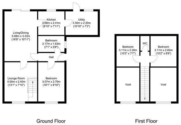 Wordsworth Road, THE STRAITS, DY3 3EG floorplan