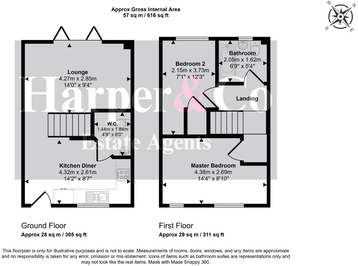 Plough Crescent, Summerville Village, Stockton-On-Tees, TS19 8GZ floorplan