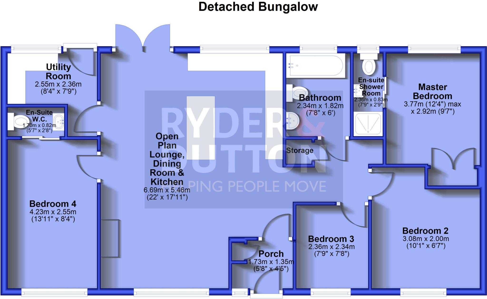 Raven Park, Helmshore, Rossendale, BB4 floorplan