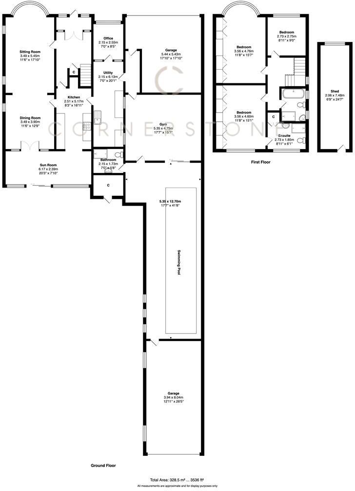 401, Otley Old Road, Cookridge, Leeds, West Yorkshire. floorplan