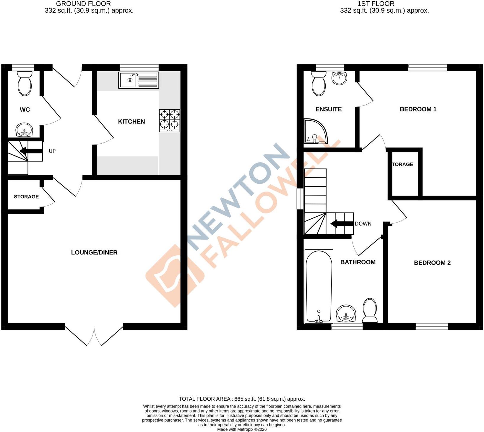 Ripon Close, Bourne, PE10 floorplan