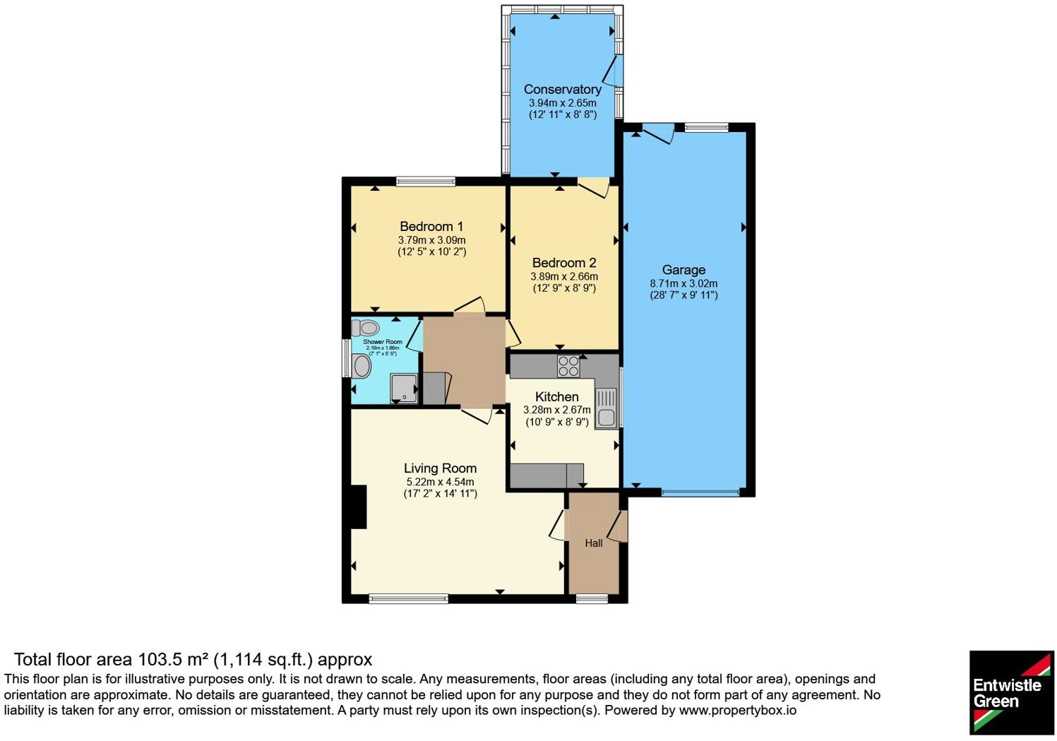 Hunters Drive, Burnley, Lancashire, BB12 floorplan